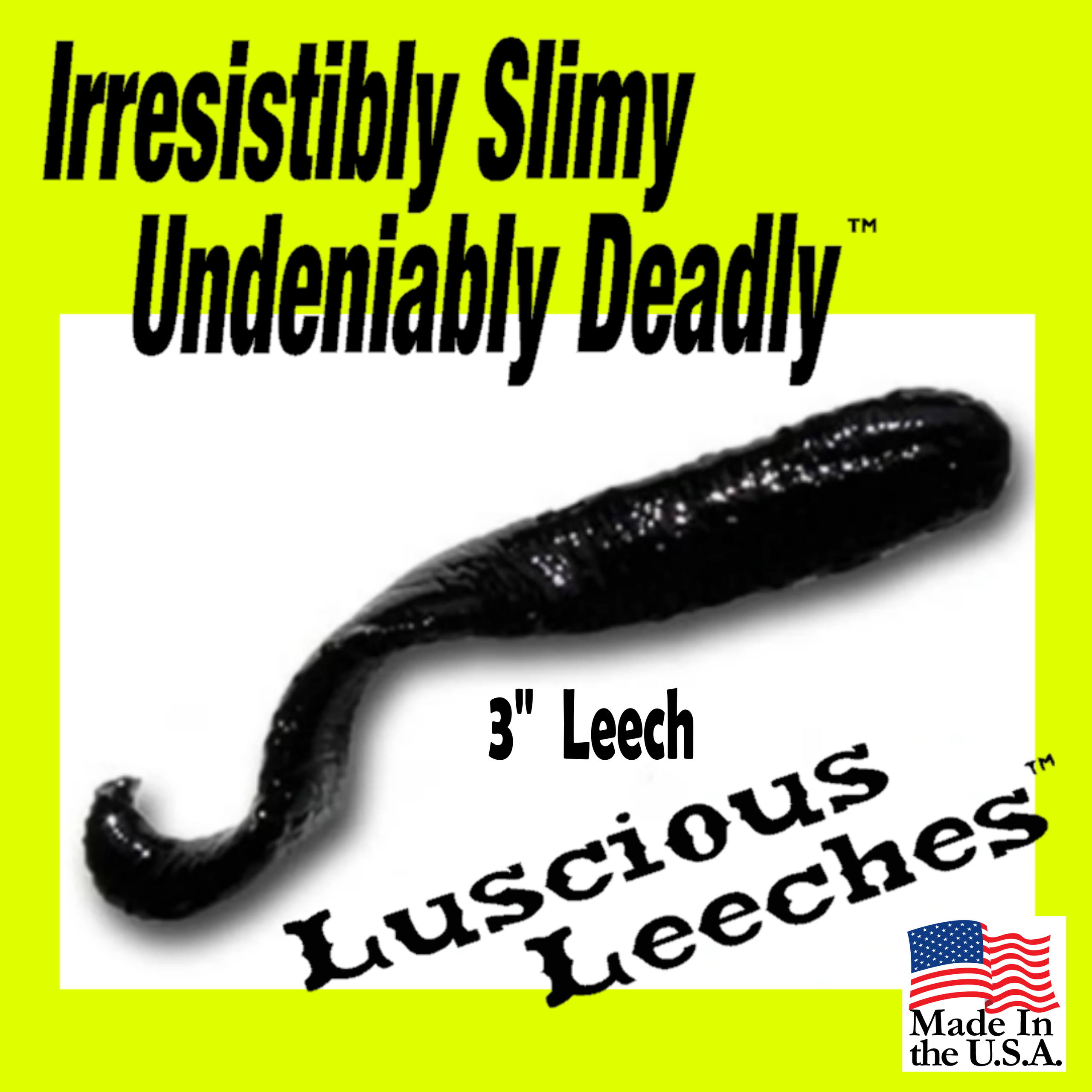 3 Luscious Leeches realistic artificial leech fishing lure